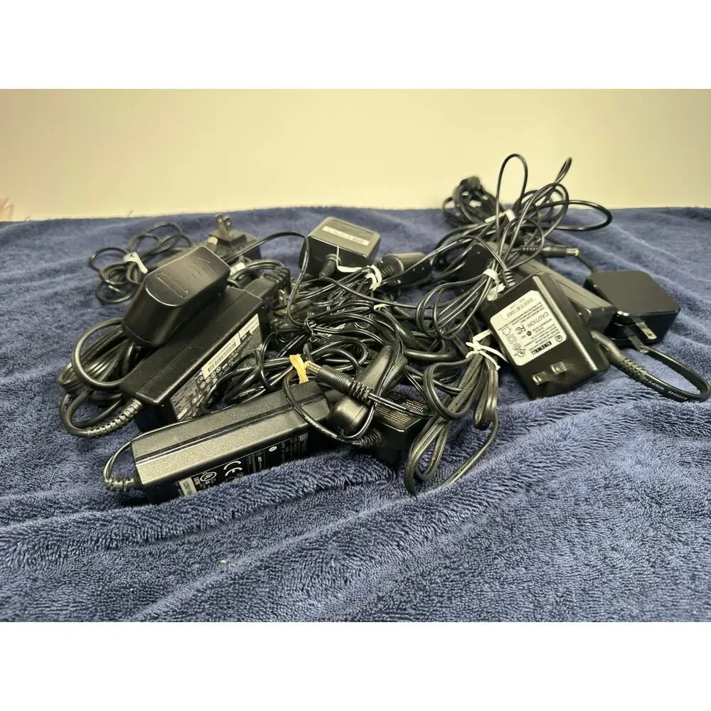 Mixed AC Adapter Lot HP 65W 42V 12V 9V Various Amps Power Supplies Lot 1